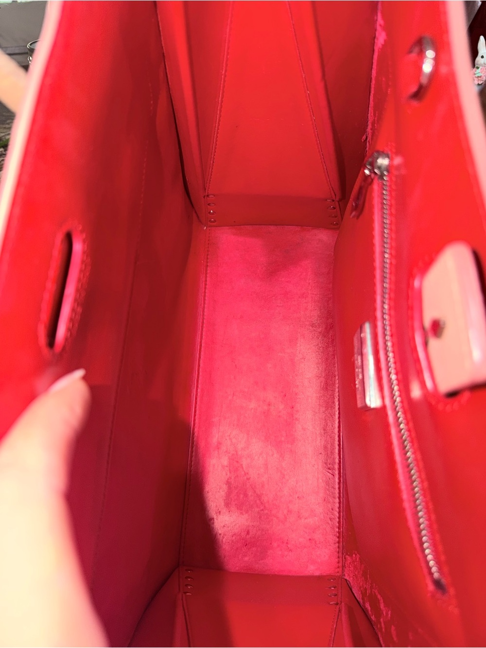 Christian Louboutin Light Blue Denim and Leather Paloma Tote with COA - Picture 5 of 12